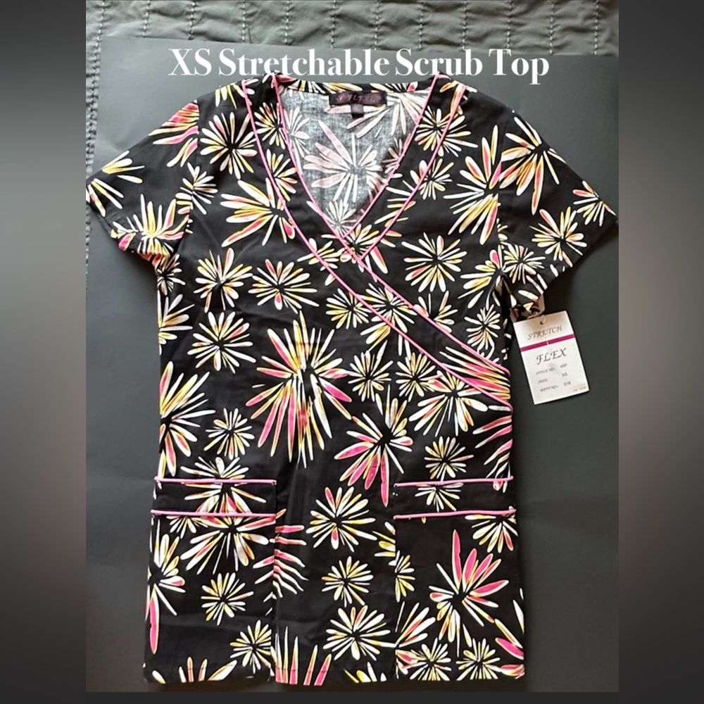 #0050 Stretch Flex Scrub Top